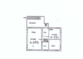 PLANIMETRIA 1 piano.jpg - Villa Trifamiliare Senigallia - foto 19