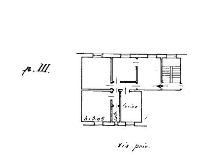 Quadrilocale corso MARTINETTI, 10, Genova (zona Sampierdarena) - planimetria 1