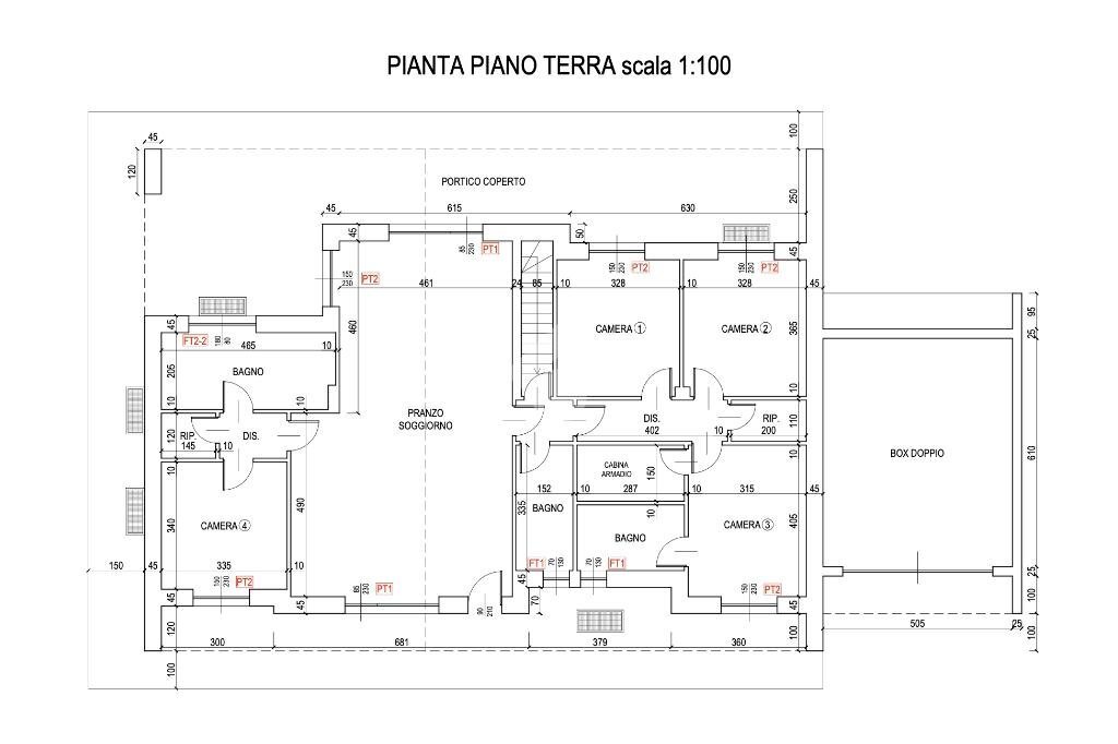 Villa Via San Maurizio, Borgaro Torinese - planimetria 1