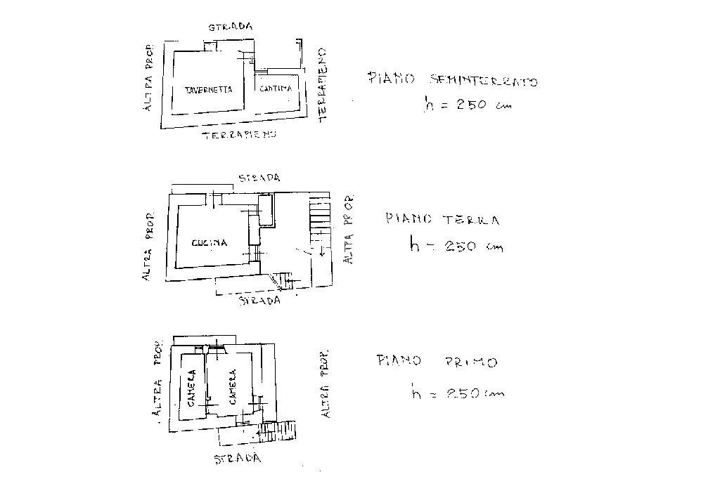 Independent house Frazione Traves, Traves - floor plans 1