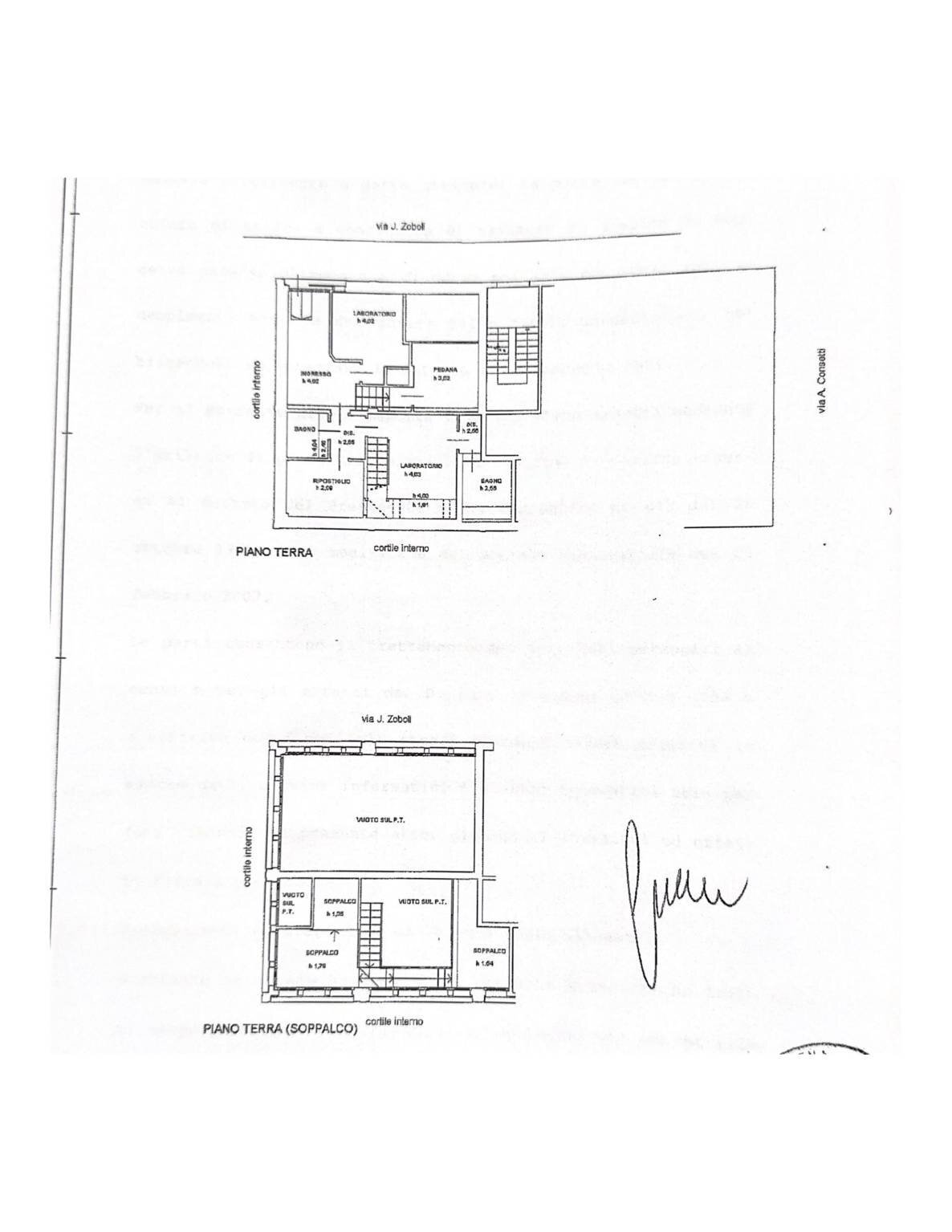 Loft Via Jacopo Zoboli, Modena - floor plans 1