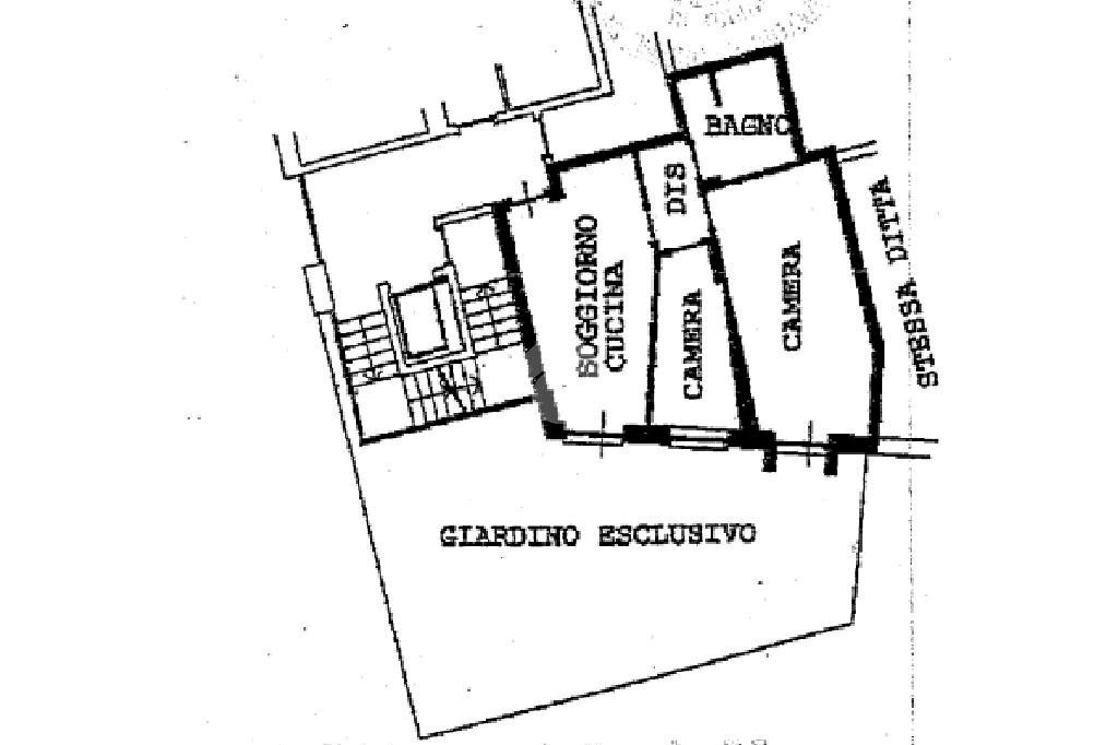 Trilocale Strada genova, Moncalieri - planimetria 1