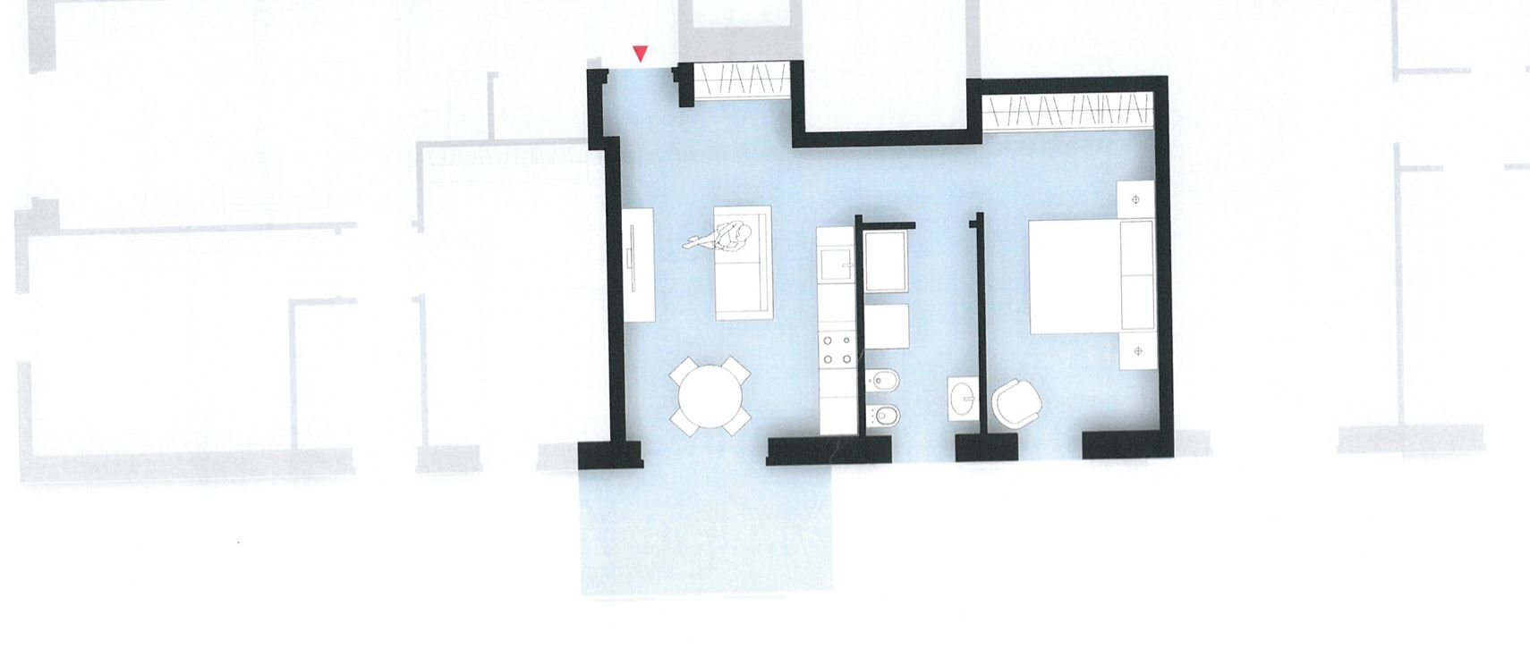 Three-room apartment via Claudio Baglietto, 17, Varazze - floor plans 1