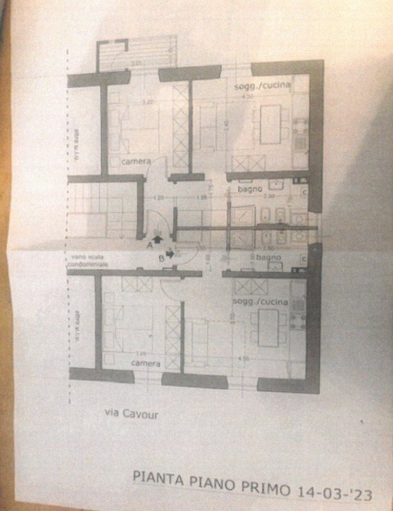 Bilocale via Giovane Italia, Varazze - planimetria 1