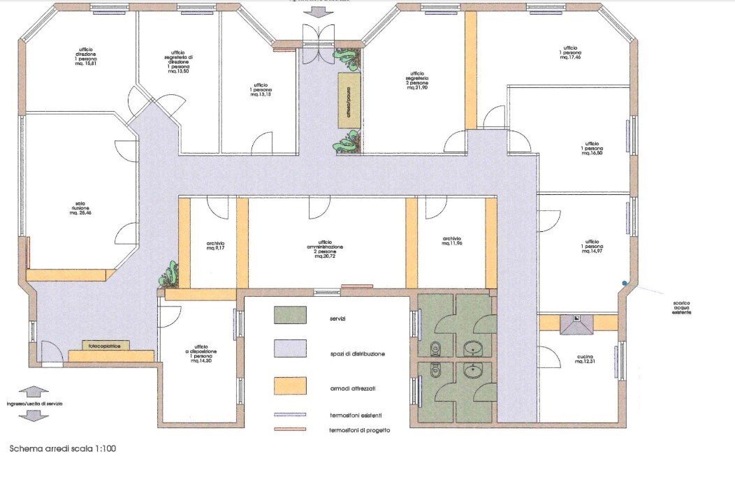 Office Casalecchio di Reno - floor plans 1