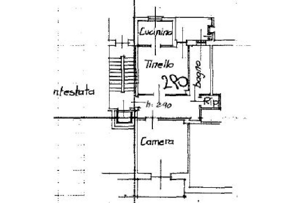 Two-room apartment Via Generale G. B. Volpini, San Benigno Canavese - floor plans 1
