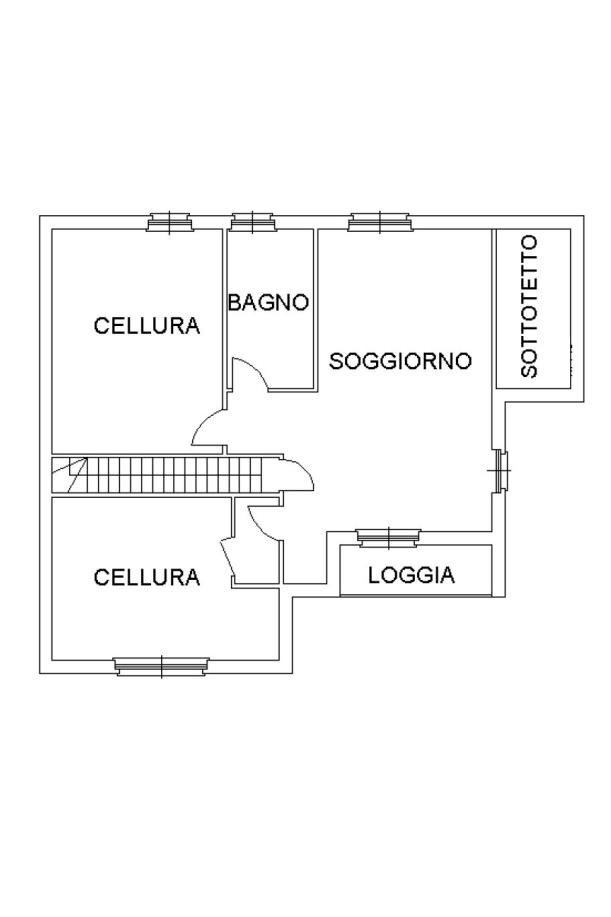 Villa via Doni, 12, Monastero di Vasco - planimetria 1
