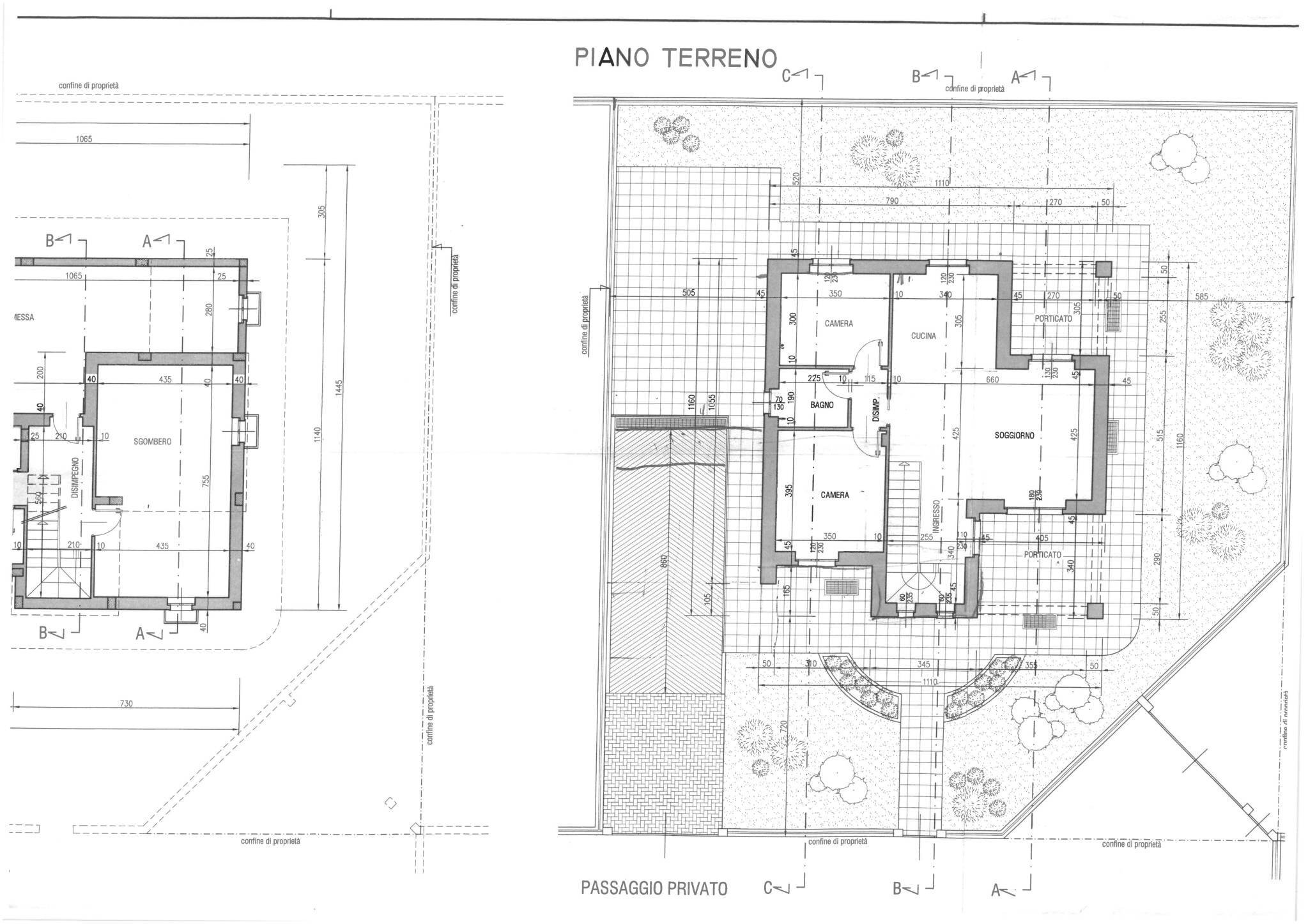 Terreno edificabile via Tamagnone, Riva presso Chieri - planimetria 1