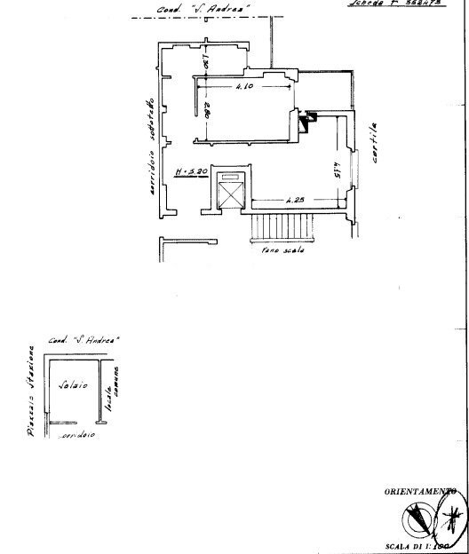 Two-room apartment piazzale stazione, 5, Dronero - floor plans 1