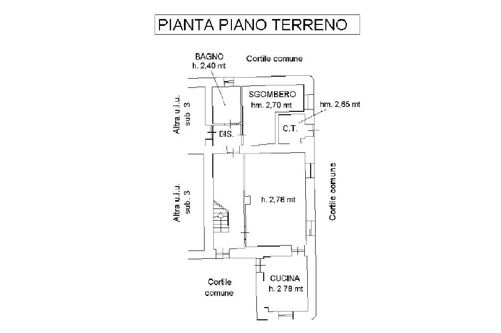 Semi-detached house Via Costa Trucchi, Marene - floor plans 1