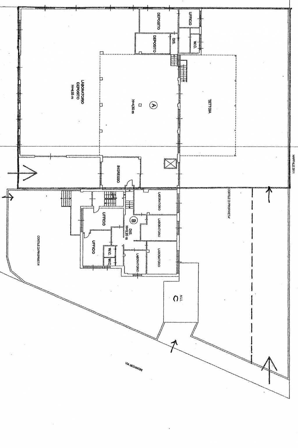 Shed via Roma, 27, Lomazzo - floor plans 1