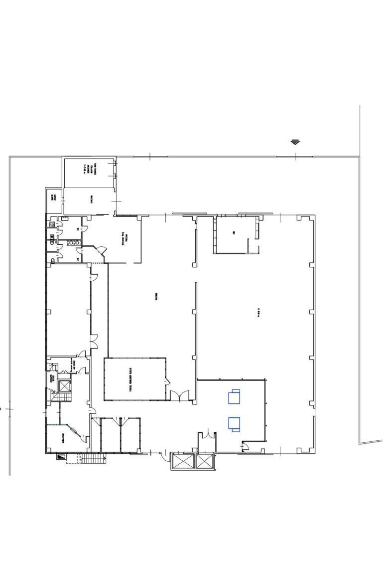 Capannone via Piave, Pero - planimetria 1