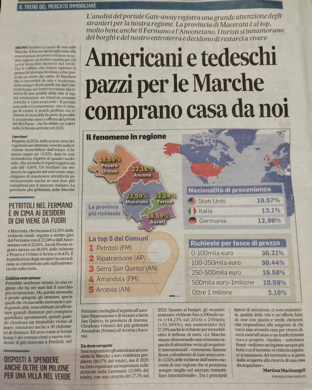 articolo giornale.jpg - Townhouse Piazza Matteotti 7, Sassoferrato - photo 3