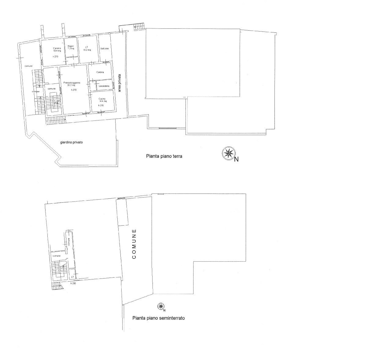 Appartamento Borgo Piranesi, Varano de' Melegari - planimetria 1