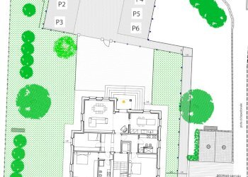 planimetria generale_con giardino.jpg - Appartamento Reggio nell'Emilia - foto 3