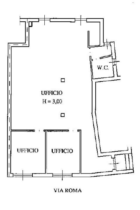 Ufficio via Roma, 28, Carpignano Sesia - planimetria 1