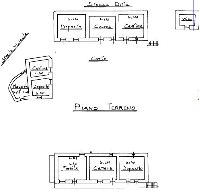Casa indipendente regione olivengo, Dronero - planimetria 1