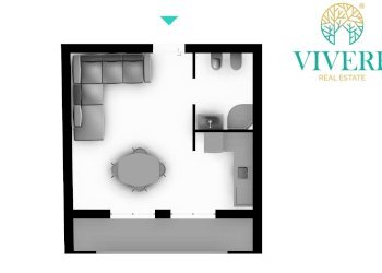 One-room apartment Via Giuseppe Fava, Roma - photo 13