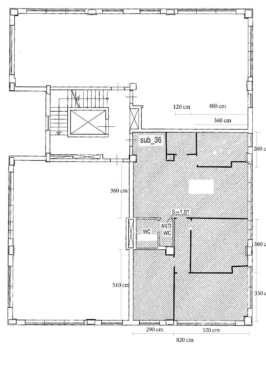 Ufficio Reggio nell'Emilia - planimetria 1