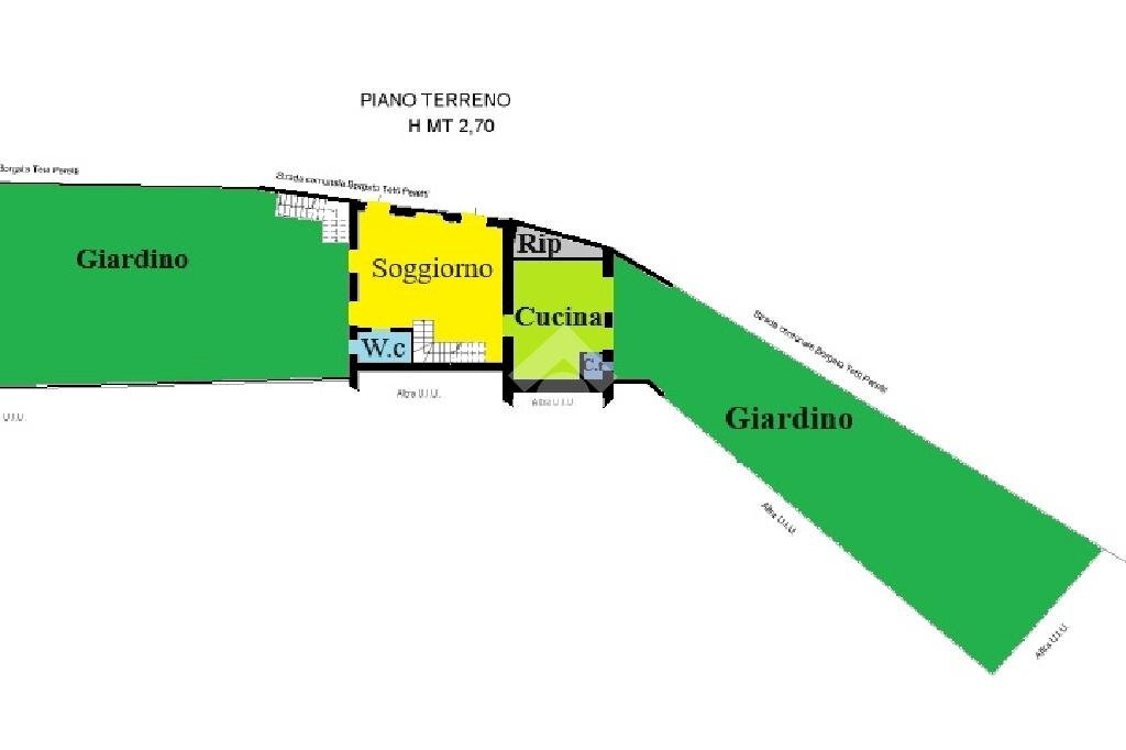 Semi-detached house Frazione Tetti Peretti, Carignano - floor plans 1