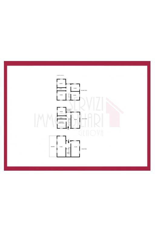 Casa indipendente strada Provinciale di Verzi, Lorsica - planimetria 1