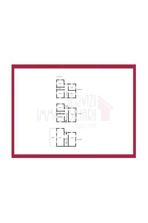 Villa via Co' di Verzi, Lorsica - planimetria 1