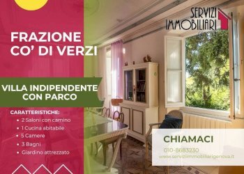 Salone - Villa via Co' di Verzi, Lorsica - foto 1