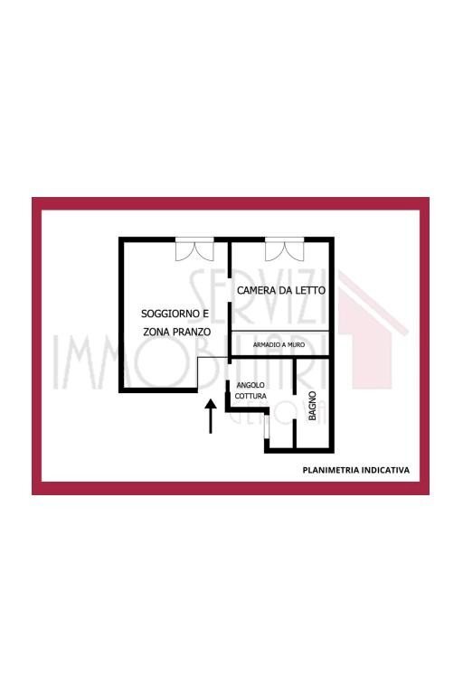 Bilocale vico del Duca, Genova - planimetria 1