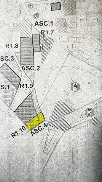 Terreno edificabile strada San Vittore, 5A, Priocca - planimetria 1