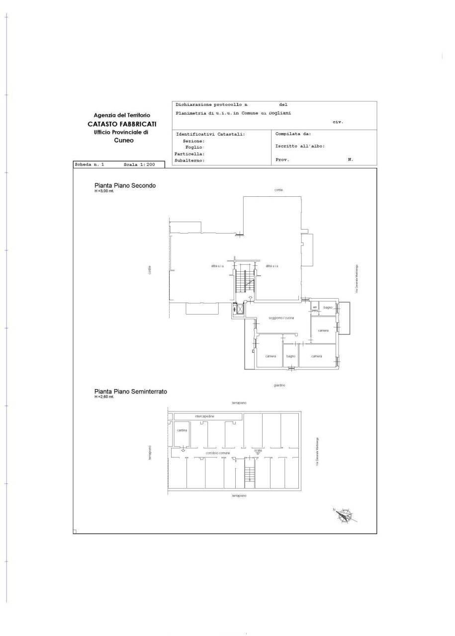 Planmetria-Appartamento.jpg - Appartamento Via Monviso 84, Dogliani - planimetria 1