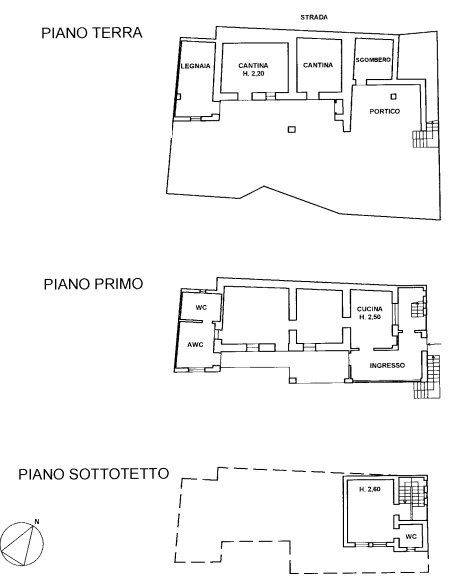 Casa indipendente Via dei Fiori, snc, Sanfront - planimetria 1