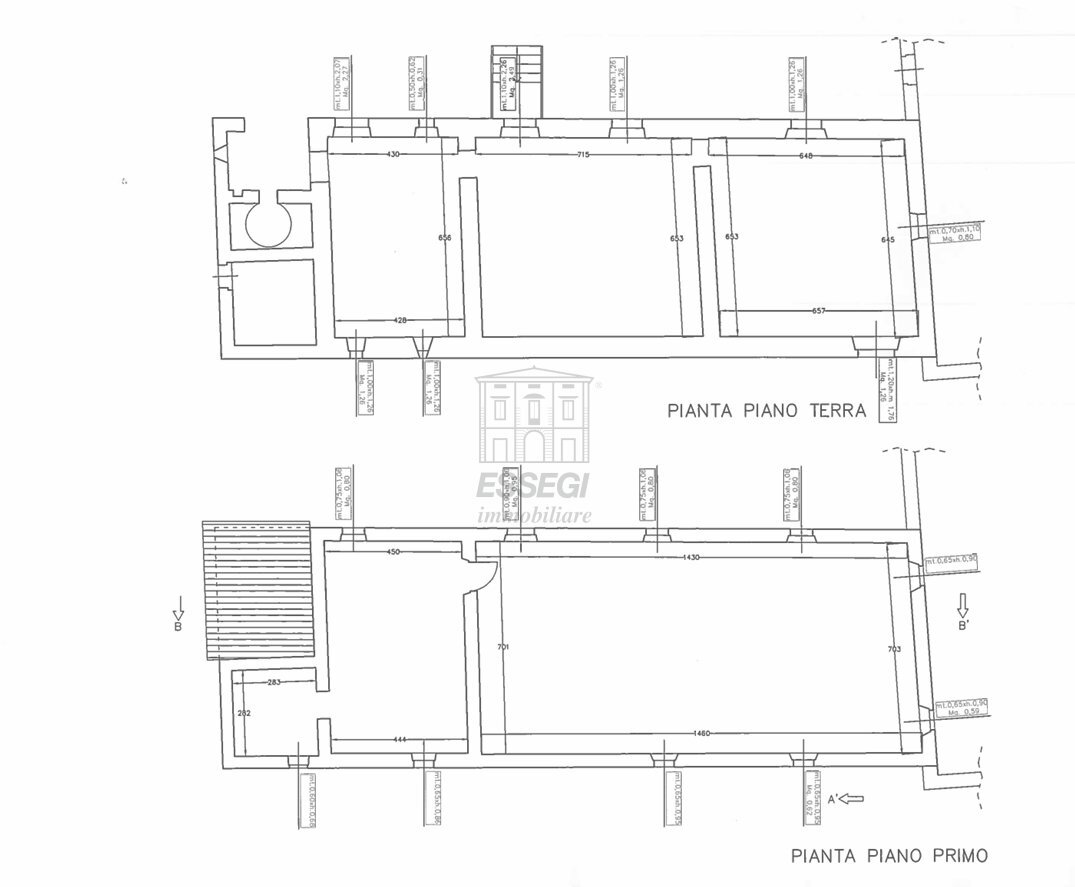 IA01826 PLANIMETRIA ATTUALE.png - Casale Via del Cimitero di Vicopelago, Lucca - floor plans 1