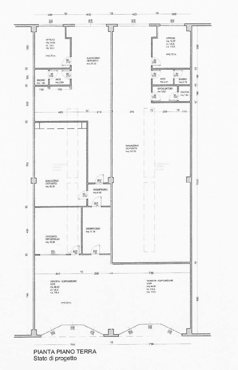 Laboratorio Reggio nell'Emilia - planimetria 1