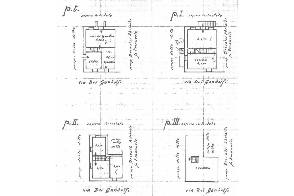 Rustic Via case sparse, Chiavari - floor plans 1