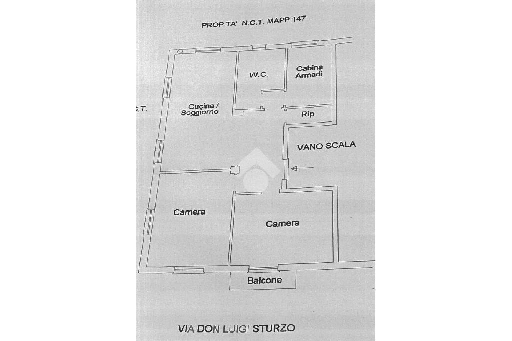 Quadrilocale Via Don Luigi Sturzo, Sant'Olcese - planimetria 1