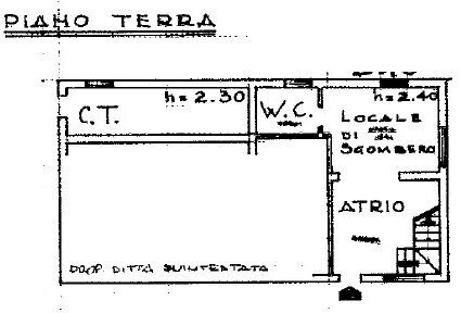 Appartamento Montecreto - planimetria 1