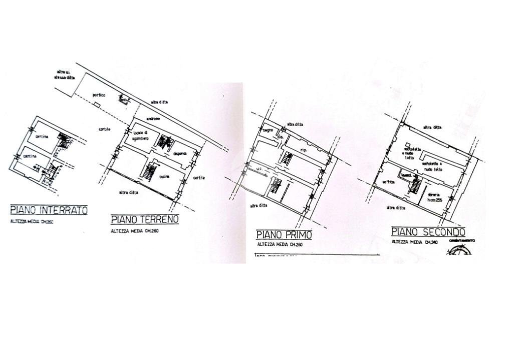 Casa semi indipendente Vicolo Porcellana, Caravino - planimetria 1