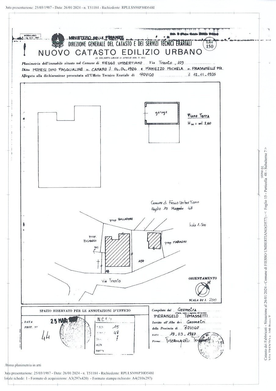 Stable - Palace Fiesso Umbertiano - floor plans 1