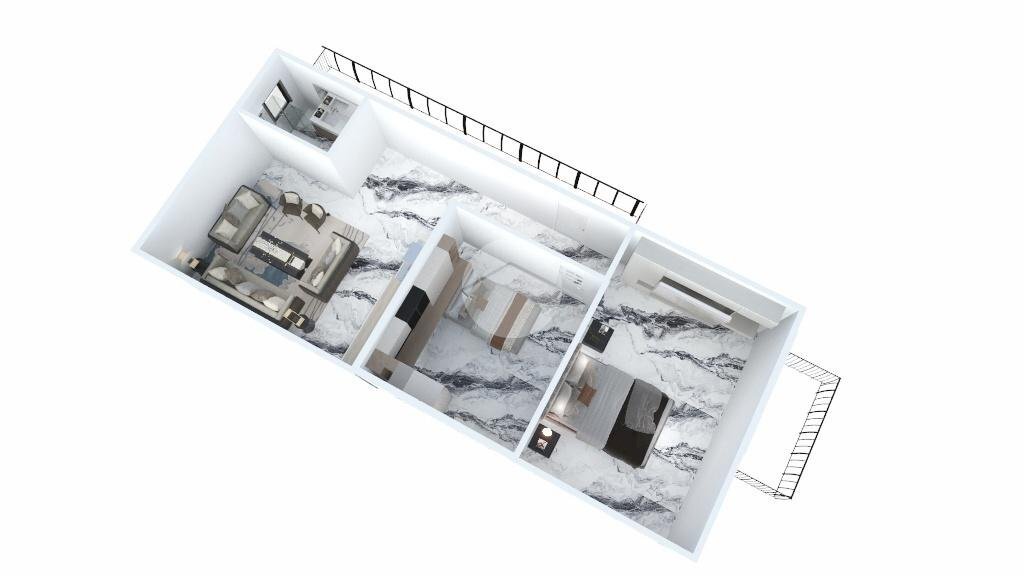 Three-room apartment Via costituente, Borgaro Torinese - floor plans 1