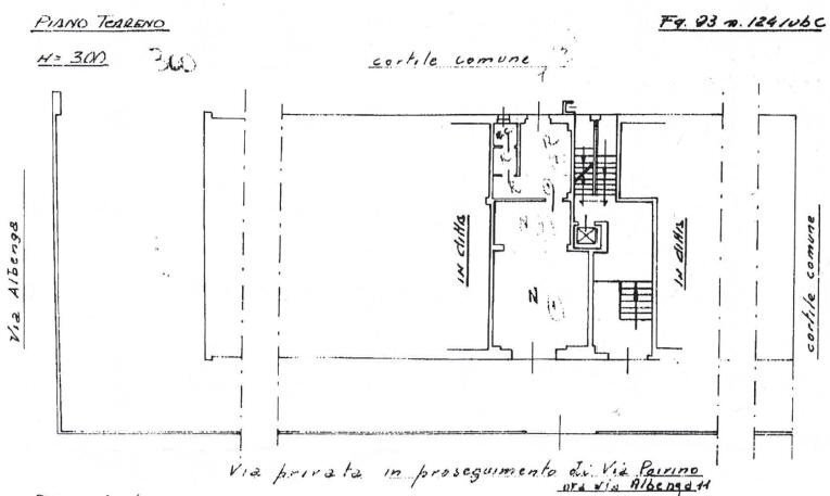 Negozio Via Albenga, 15/A, Torino - planimetria 1
