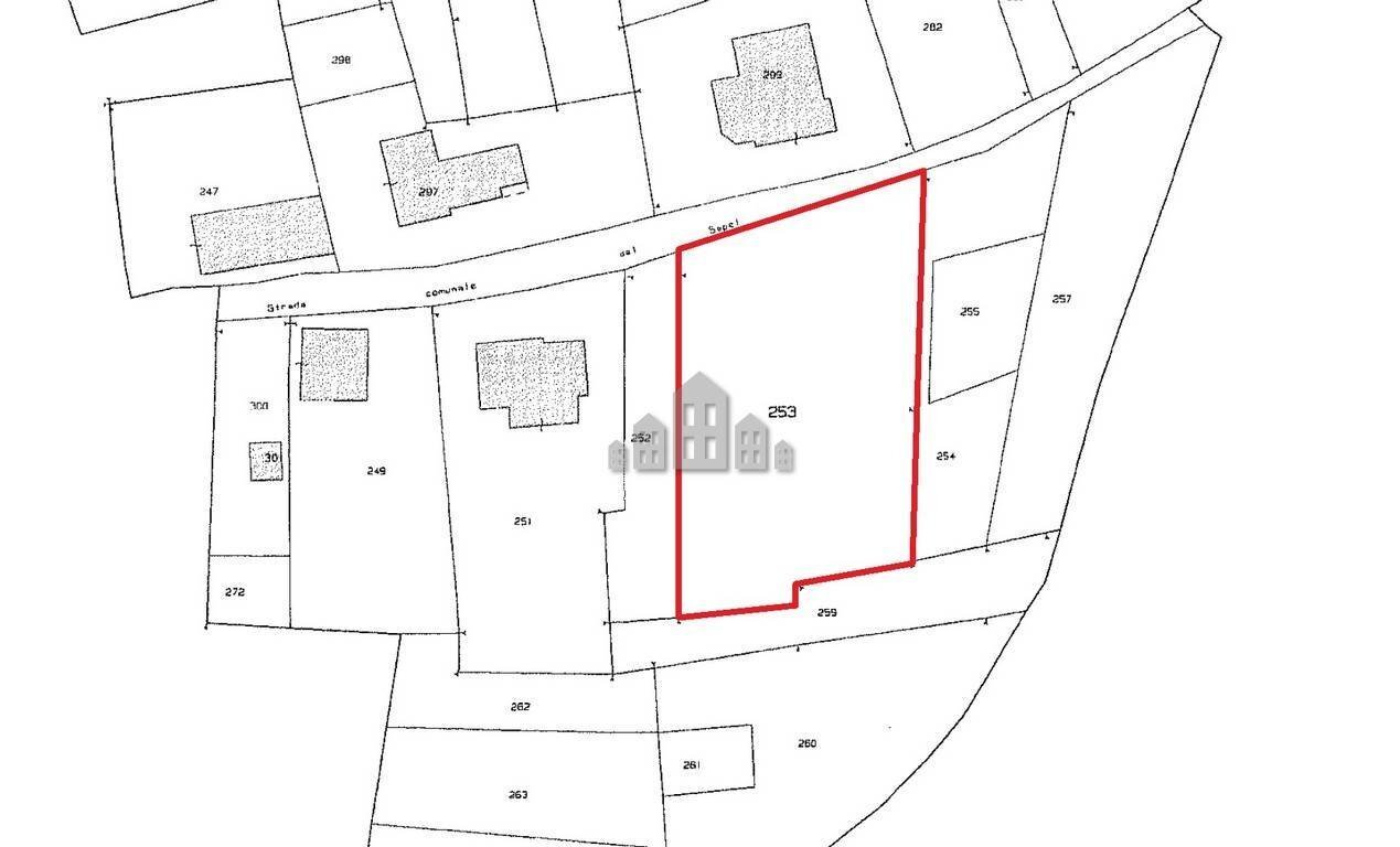 Terreno edificabile via Sapel, snc, Brosso - planimetria 1