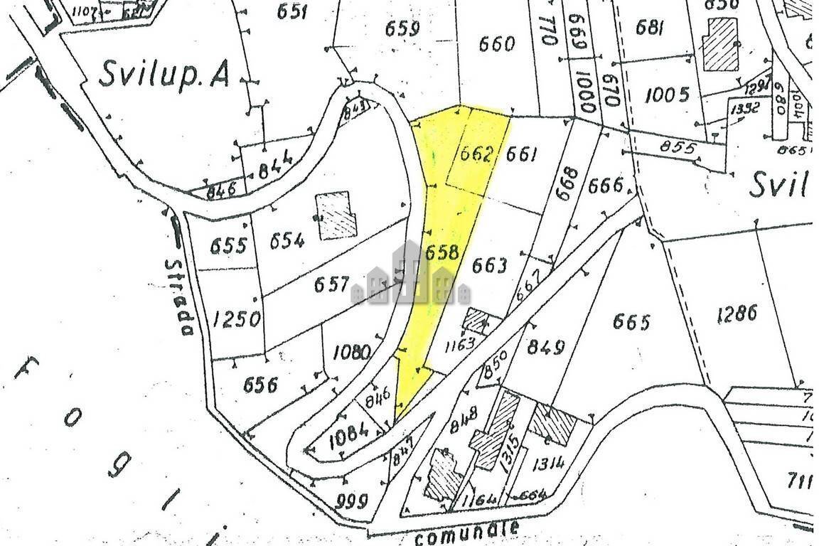 Building land Frazione Ronchi San Bernardo, Località Trione, Cuorgnè - floor plans 1