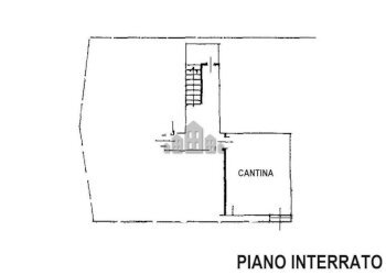 Planimetria piano interrato - Trilocale Rosone Via ceresole, 7, Locana - foto 20
