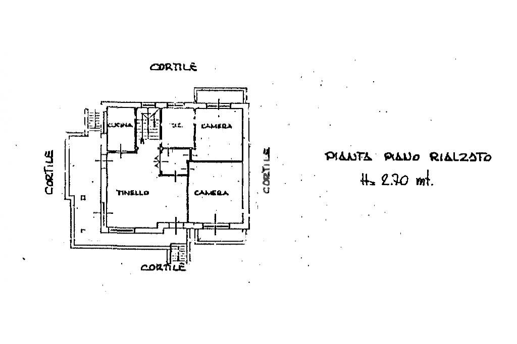 Villa Via Bruna, San Francesco al Campo - planimetria 1