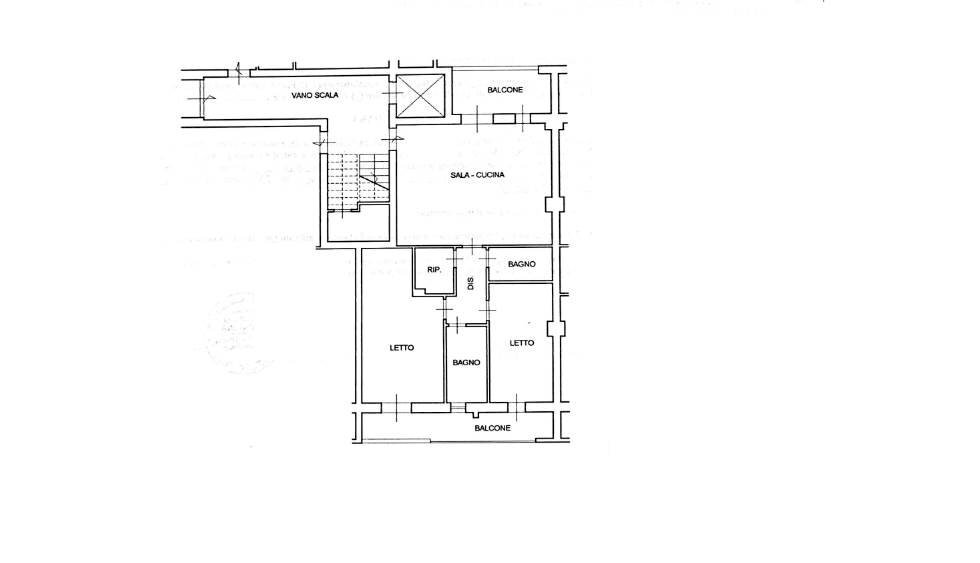 Three-room apartment Via Massafra, Martina Franca - floor plans 1