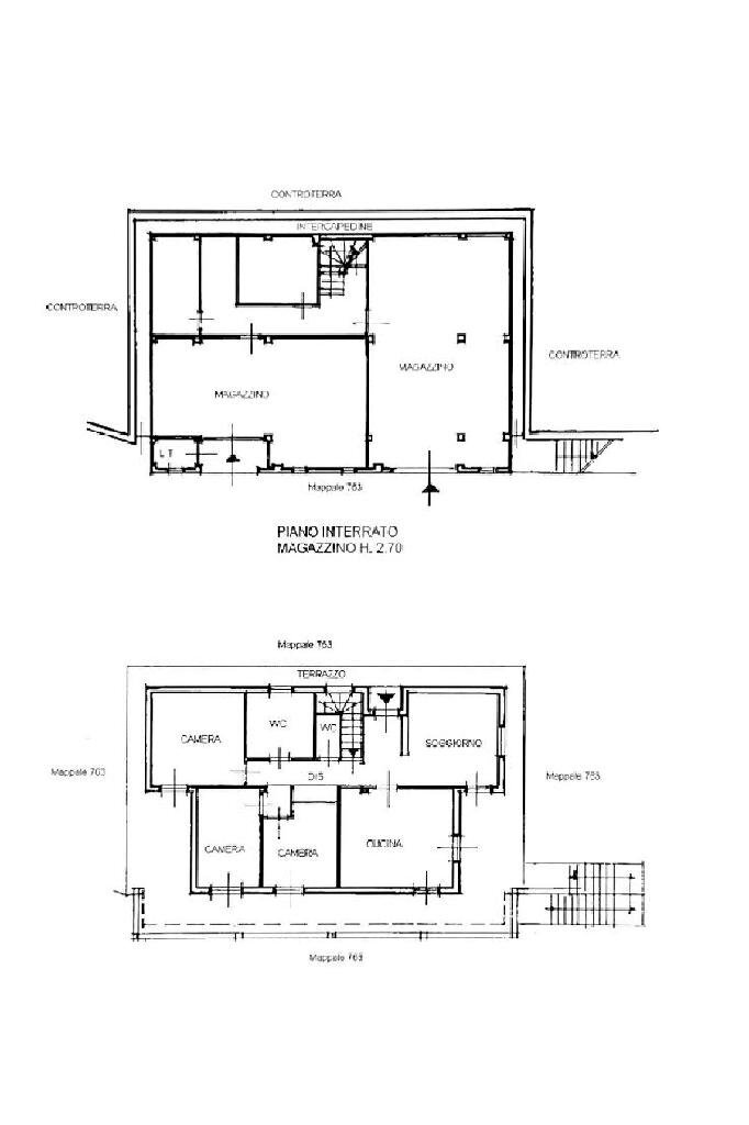 Villa Strada Loxi, Civezza - floor plans 1