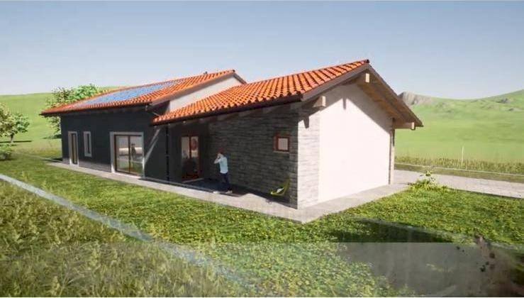 FACCIATA ESTERNA - Villa via Valcucca, Peveragno - foto 1