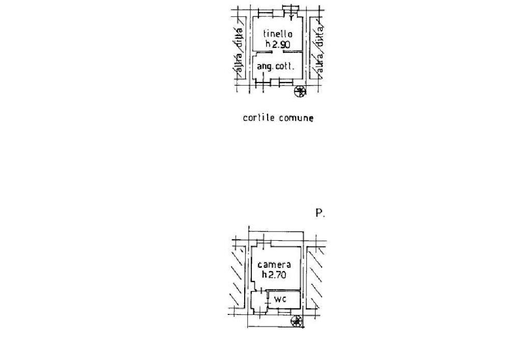 Rustico Via frescot, Rivarossa - planimetria 1