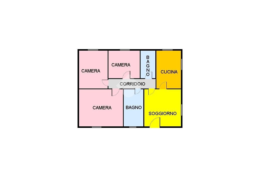 Quadrilocale Via biancini, Castel Bolognese - planimetria 1