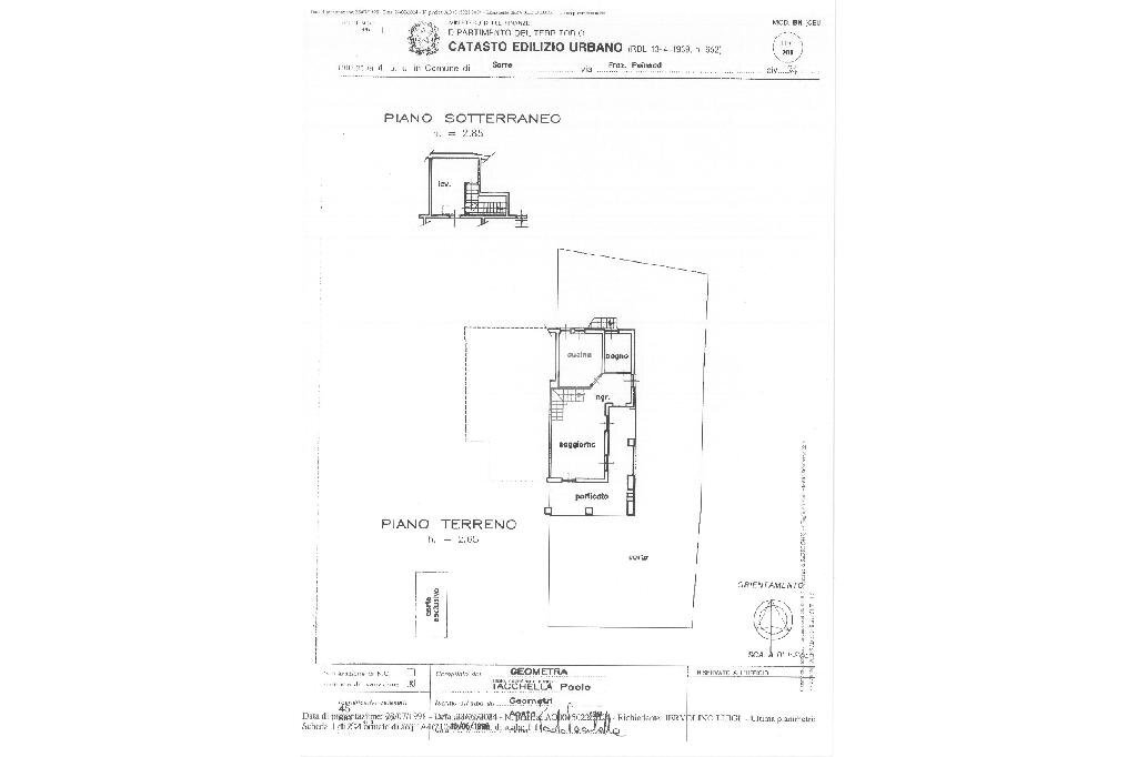 Portion of a house Frazione Poinsod, Sarre - floor plans 1